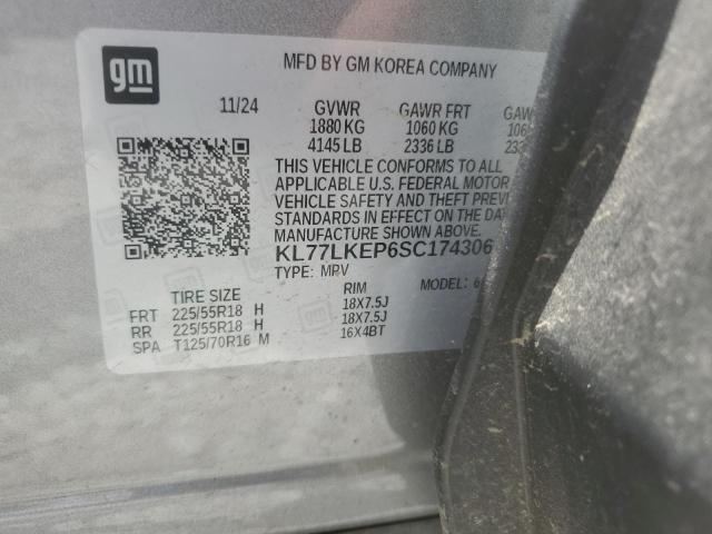 2025 CHEVROLET TRAX ACTIV KL77LKEP6SC174306