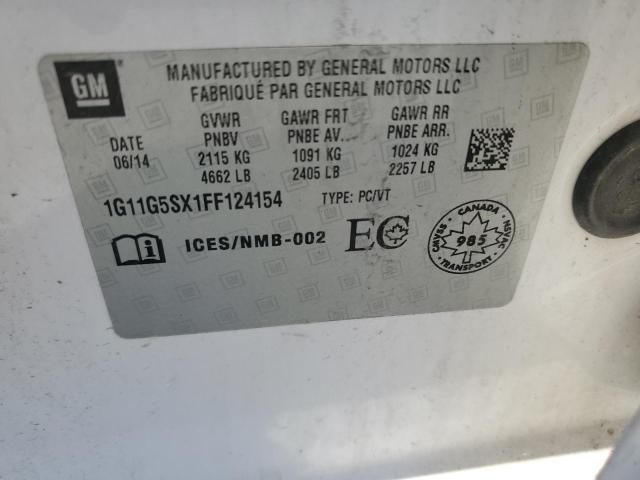 2015 CHEVROLET MALIBU LTZ 1G11G5SX1FF124154