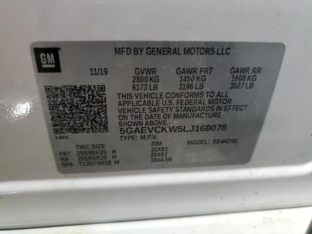 2020 BUICK ENCLAVE AV 5GAEVCKW5LJ168078