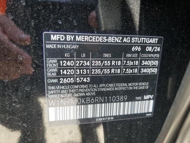 2024 MERCEDES-BENZ EQB 300 4M W1N9M0KB6RN110389