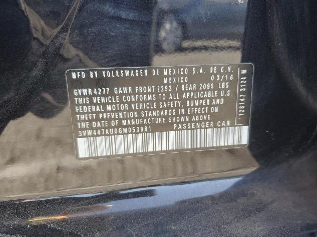2016 VOLKSWAGEN GTI S/SE 3VW447AU0GM053981