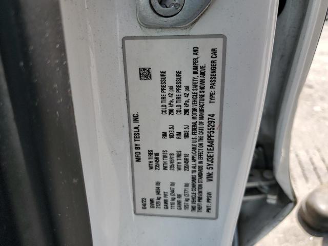 2023 TESLA MODEL 3 5YJ3E1EA4PF552974