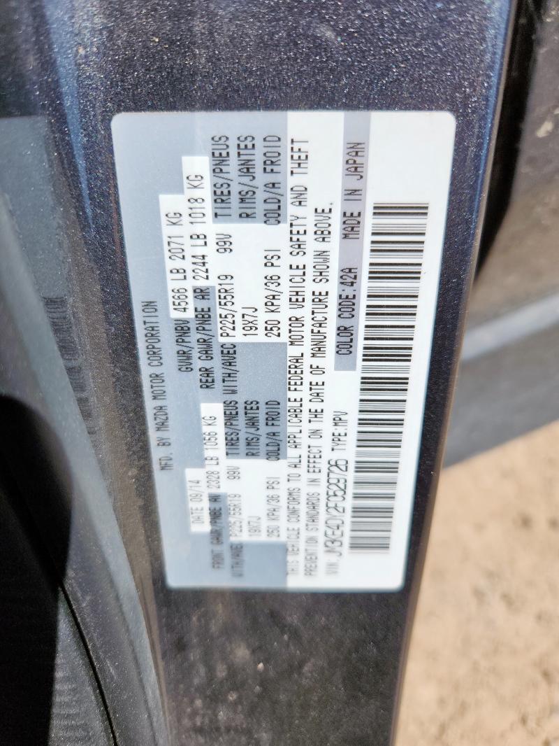 2015 MAZDA CX-5 GT JM3KE4DY2F0529726