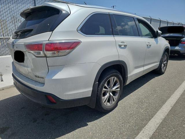 Vin: 5tdjkrfhxfs168847, lot: 62615155, toyota highlander xle 20154