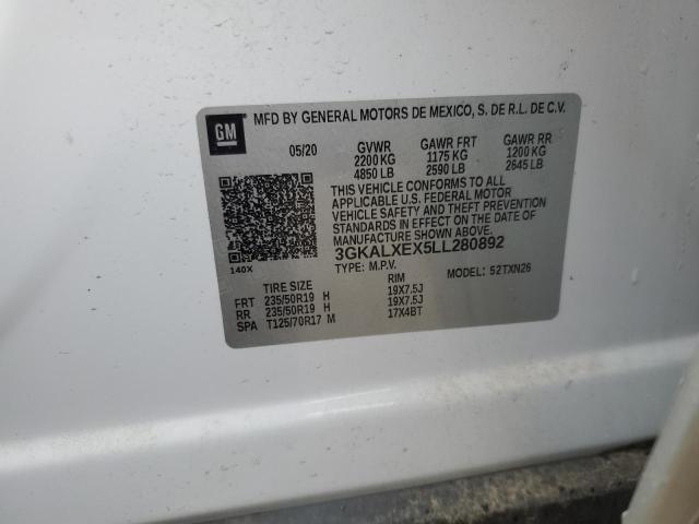 2020 GMC TERRAIN DE 3GKALXEX5LL280892