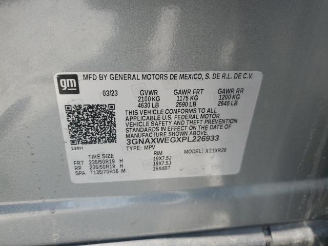 2023 CHEVROLET EQUINOX RS - 3GNAXWEGXPL226933