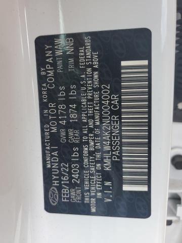 2022 HYUNDAI ELANTRA N KMHLW4AK2NU004002