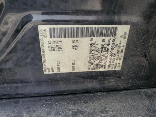 2016 NISSAN MAXIMA 3.5 - 1N4AA6AP5GC904960