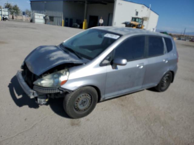 HONDA FIT 2007 silver  gas JHMGD38467S051057 photo #1