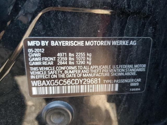 wbaxg5c56cdy29681 - 2012 Bmw 5 series i - #61203005