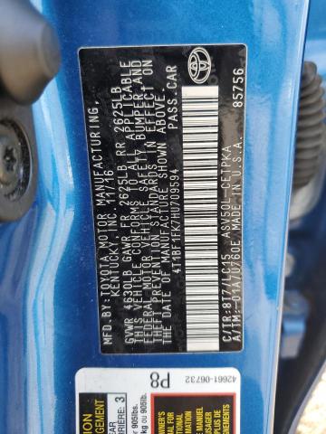2017 TOYOTA CAMRY LE - 4T1BF1FK7HU709594