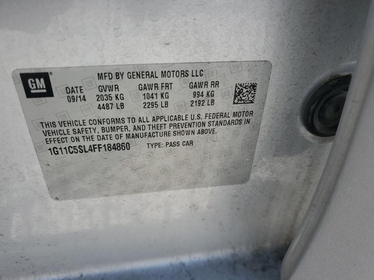 CHEVROLET MALIBU 1LT