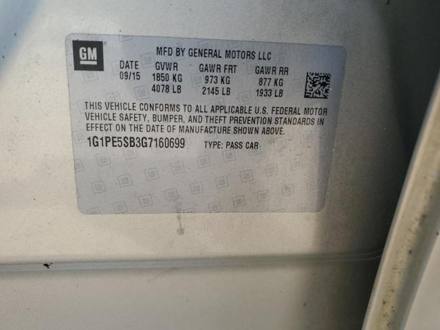 2016 CHEVROLET CRUZE LIMI 1G1PE5SB3G7160699