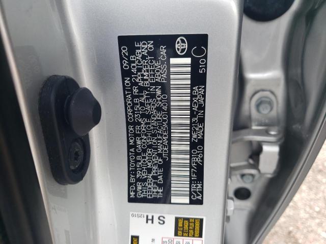 2021 TOYOTA COROLLA LE - JTDEAMDE5MJ014010