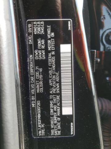 2019 VOLVO S60 T5 R-D 7JR102FM8KG007283