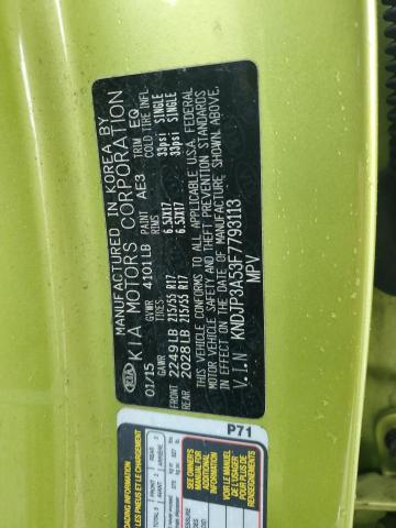 2015 KIA SOUL + - KNDJP3A53F7793113