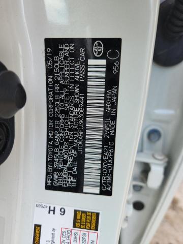 2019 TOYOTA PRIUS - JTDKARFU3K3089441