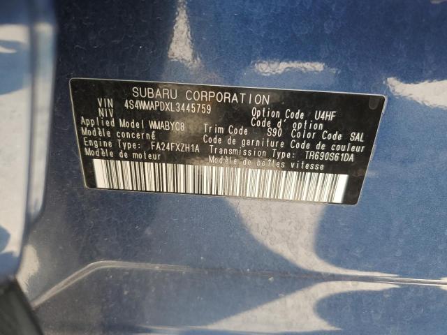 2020 SUBARU ASCENT LIM 4S4WMAPDXL3445759