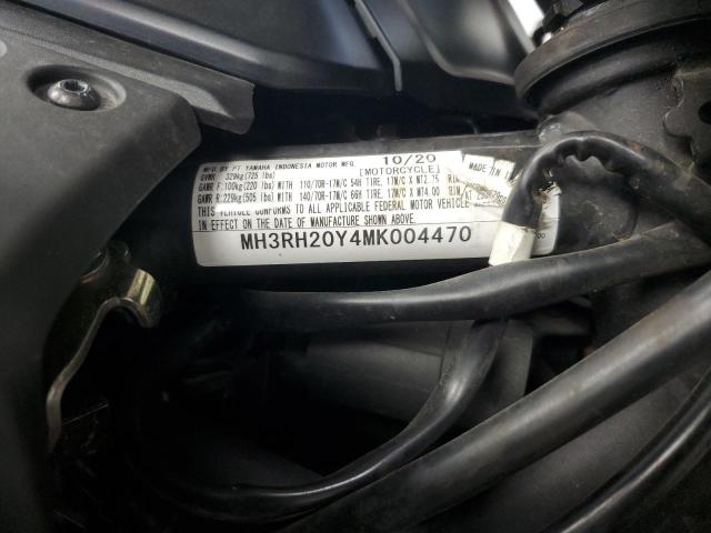 2021 YAMAHA MT-03 MH3RH20Y4MK004470