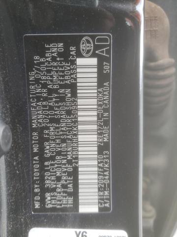 2019 TOYOTA COROLLA L - 2T1BURHEXKC150952