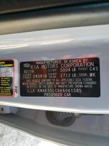 2019 KIA STINGER GT KNAE55LC6K6061585