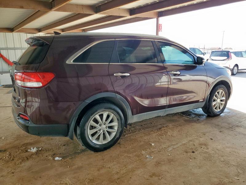 Vin: 5xypgda31jg362697, lot: 58537715, kia sorento lx 20183