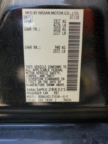 2018 NISSAN ALTIMA 2.5 - 1N4AL3AP9JC288325