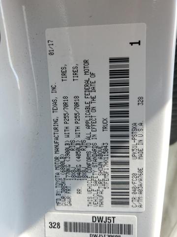 2017 TOYOTA TUNDRA CRE - 5TFEM5F17HX115043