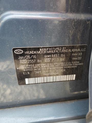 2016 HYUNDAI SONATA SE - 5NPE24AF5GH385904