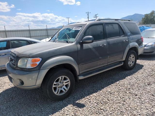 TOYOTA SEQUOIA 2003 gray  gas 5TDZT34A83S188903 photo #1