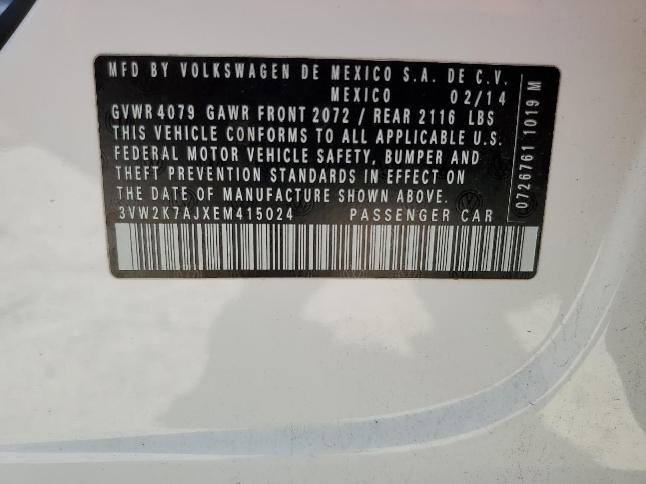 Volkswagen Jetta base 2014