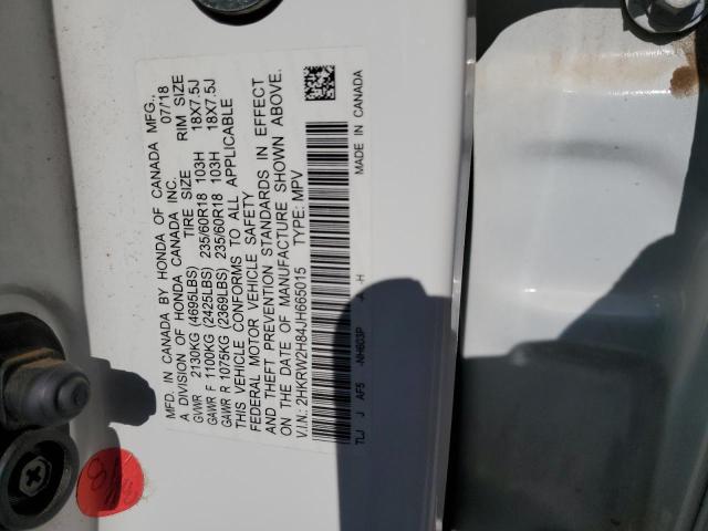 2018 HONDA CR-V EXL 2HKRW2H84JH665015