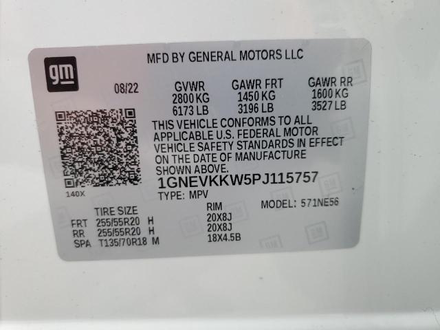 2023 CHEVROLET TRAVERSE P 1GNEVKKW5PJ115757