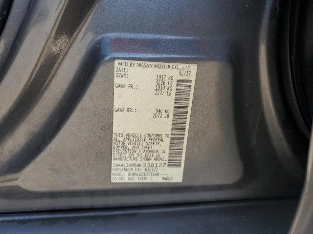 2017 NISSAN ALTIMA 2.5 - 1N4AL3AP6HN338127