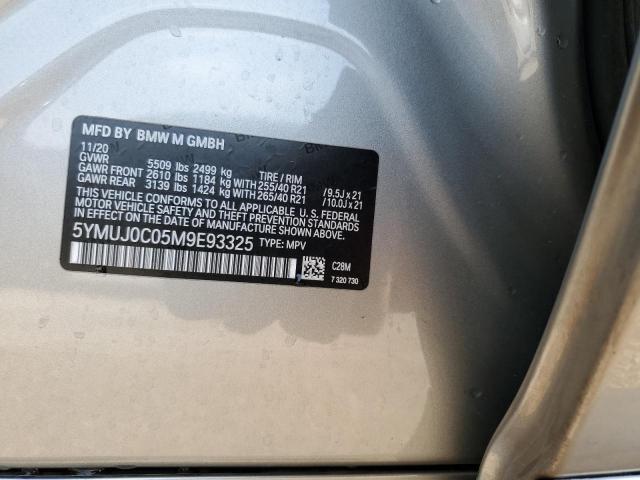 2021 BMW X4 M COMPE 5YMUJ0C05M9E93325