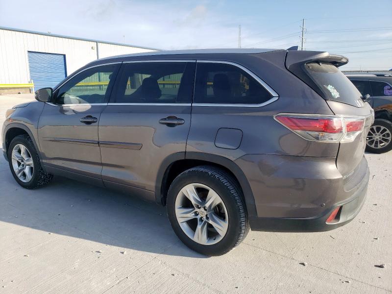Vin: 5tdykrfh4fs103135, lot: 63017515, toyota highlander limited 20152