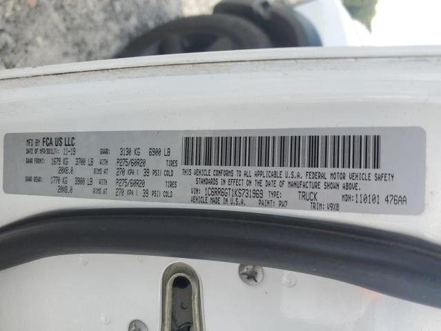 2019 RAM 1500 CLASS 1C6RR6GT1KS731969