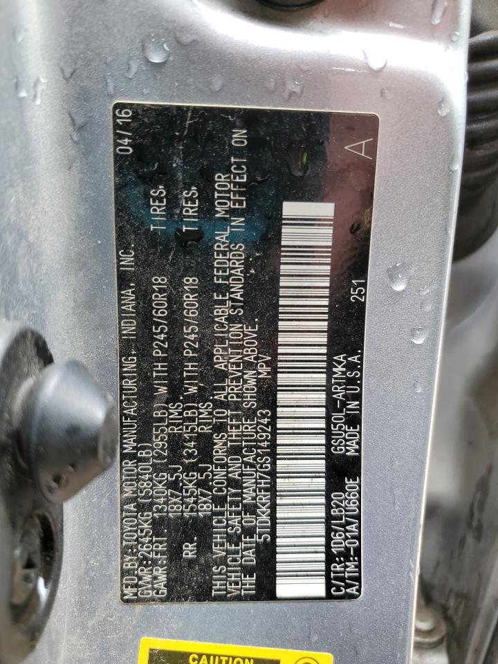 TOYOTA HIGHLANDER XLE