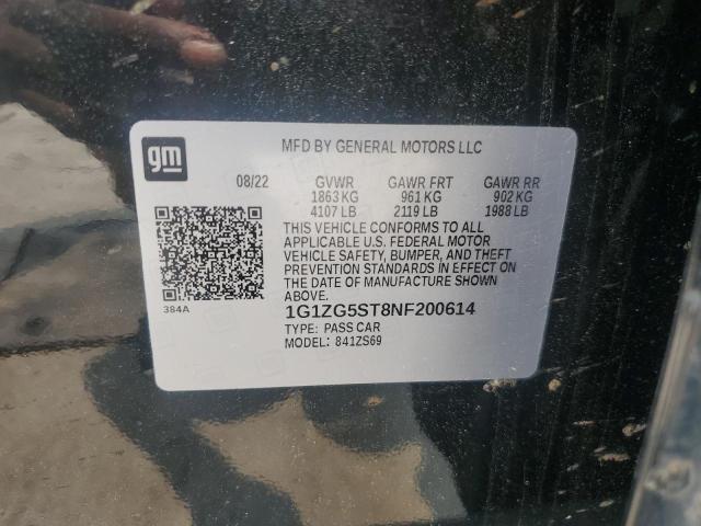 2022 CHEVROLET MALIBU RS - 1G1ZG5ST8NF200614