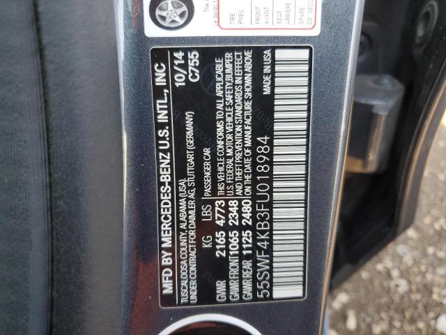 2015 MERCEDES-BENZ C 300 4MAT - 55SWF4KB3FU018984