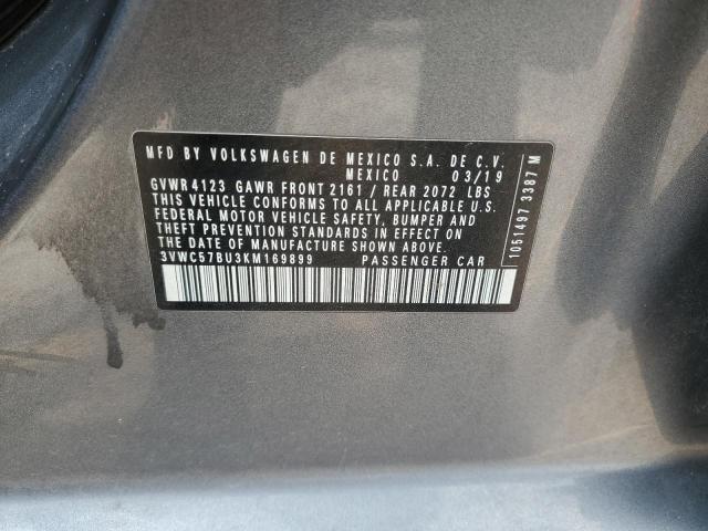 2019 VOLKSWAGEN JETTA S 3VWC57BU3KM169899