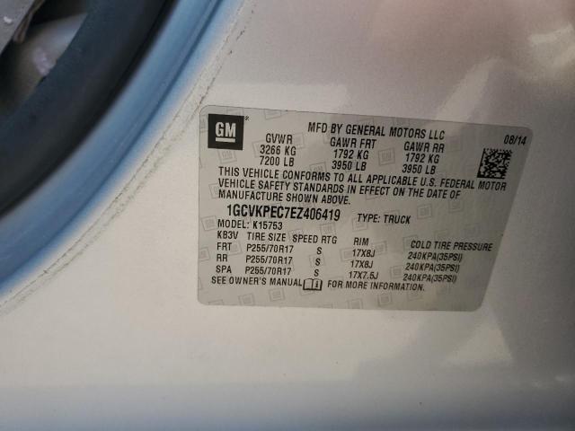 2014 CHEVROLET SILVERADO - 1GCVKPEC7EZ406419