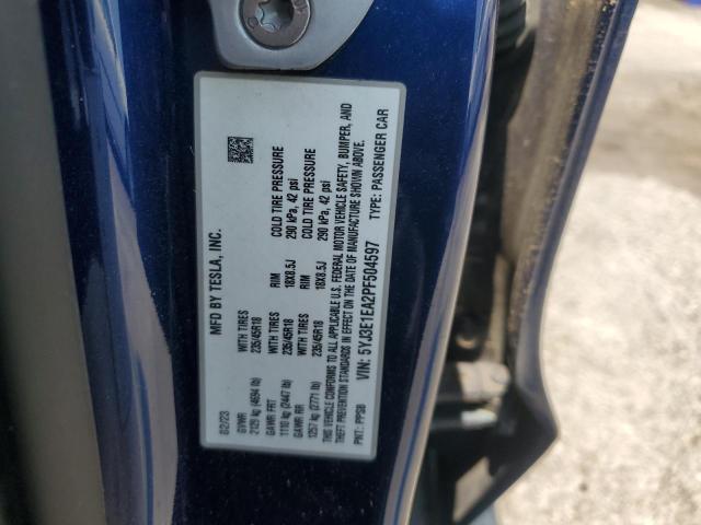 2023 TESLA MODEL 3 5YJ3E1EA2PF504597