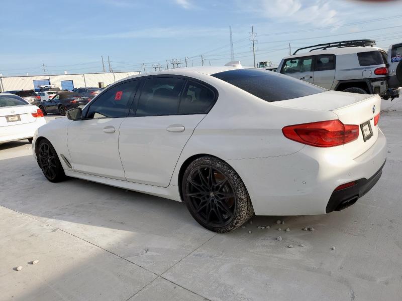 BMW M550XI 2019 white  gas WBAJB9C54KB289057 photo #3