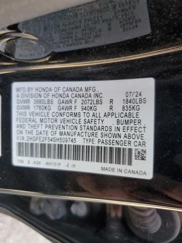 2025 HONDA CIVIC SPOR - 2HGFE2F54SH509745