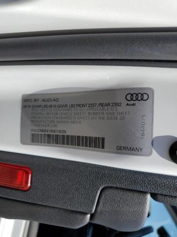 2019 AUDI A4 PREMIUM WAUGMAF41KN014026