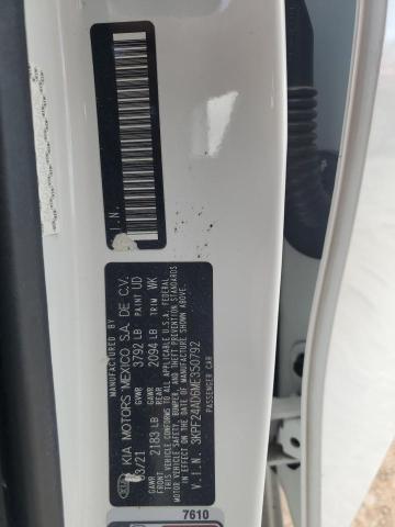 2021 KIA FORTE FE 3KPF24AD6ME350792