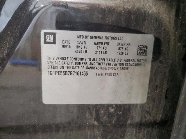 1G1PE5SB7G7161466 2016 CHEVROLET CRUZE