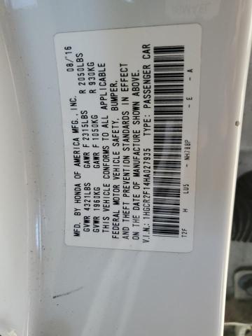 2017 HONDA ACCORD SPO - 1HGCR2F14HA027935