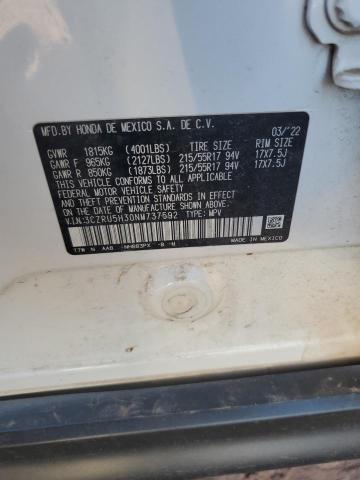 2022 HONDA HR-V LX 3CZRU5H30NM737592